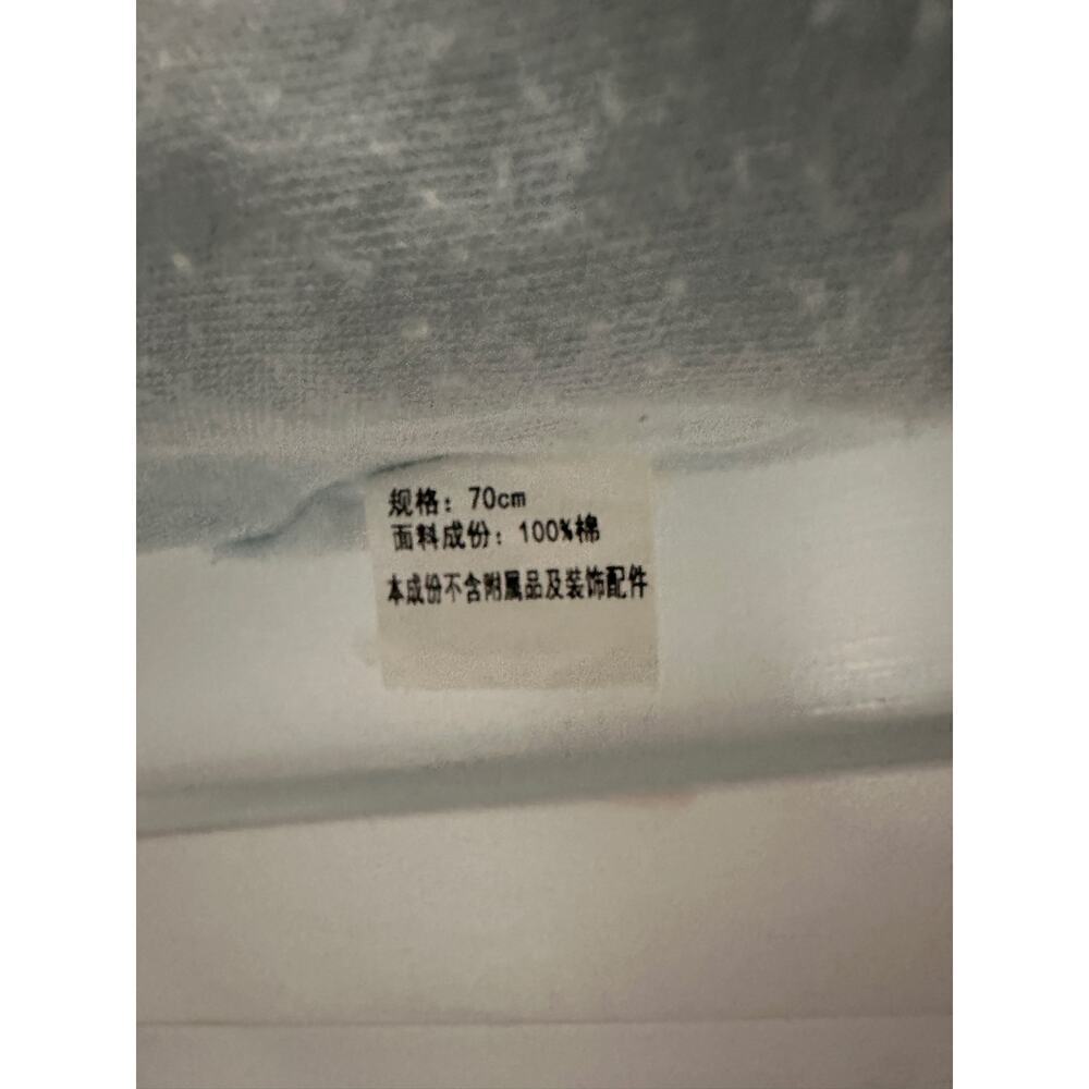 Light Blue Size 3 to 6 months Baby Boy Zip Love Cat Sleepsuit One Piece FLAWED - Picture 9 of 10